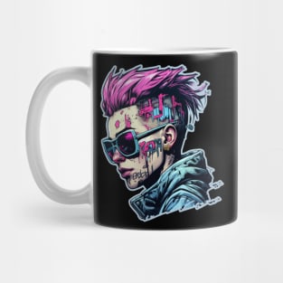 Cyberpunk Girl Tokyo Anime Punk Mug